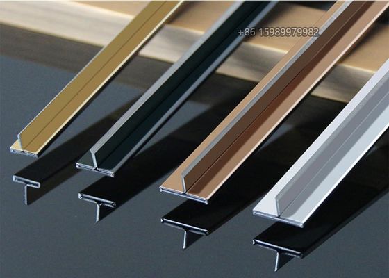 Los perfiles decorativos de acero inoxidables T20 afilan el ajuste resistente a la corrosión